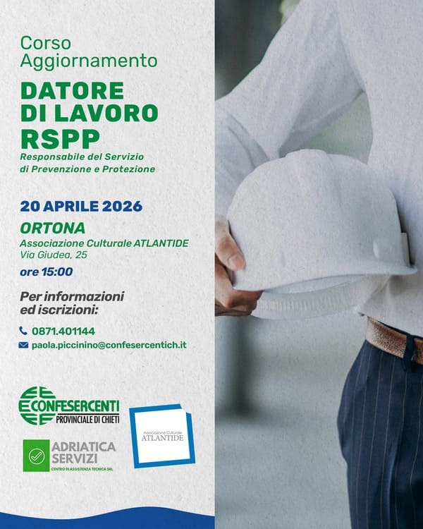 Corso Datore Di Lavoro Rspp 20 Aprile 2026 Ortona Corso Datore Di Lavoro Rspp 20 Aprile 2026 Ortona